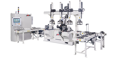 全自動(dòng)制動(dòng)盤(pán)平衡機(jī)五工位流水線(xiàn) 全自動(dòng)制動(dòng)盤(pán)平衡機(jī)五工位流水線(xiàn)