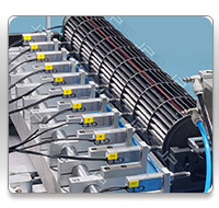 貫流風(fēng)葉動平衡機(jī)加端徑跳檢測