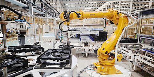 冷凝風(fēng)扇組裝裝配線（機械手）